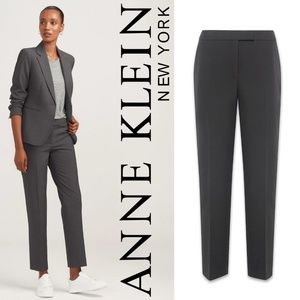 Anne Klein Bowie Melange Slim Leg Pants